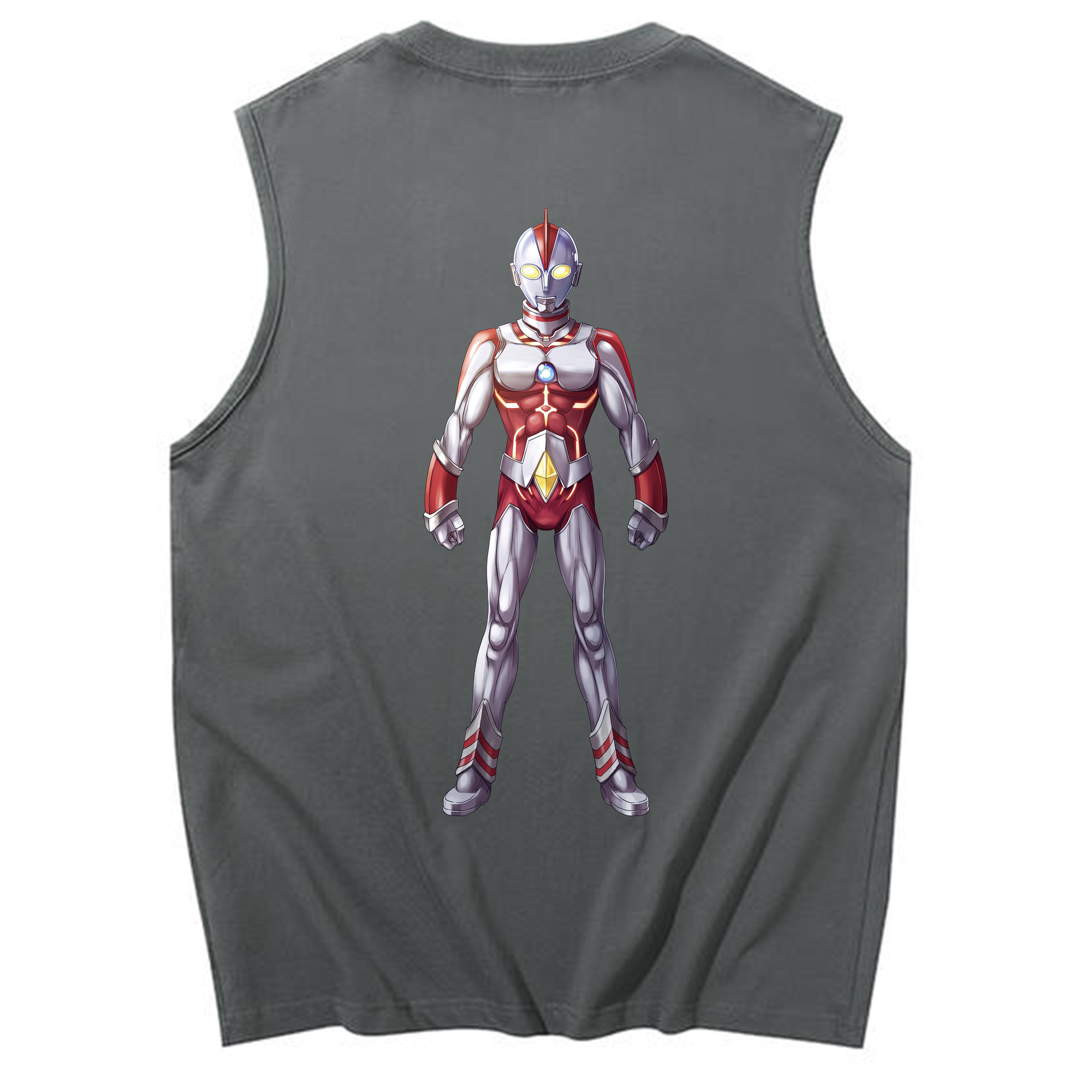 （画像用） ウルトラマン Ultraman コットン100％タンクトップ（背面プリント）
